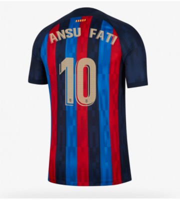 Barcelona Ansu Fati #10 Hemmatröja 2022-23 Korta ärmar